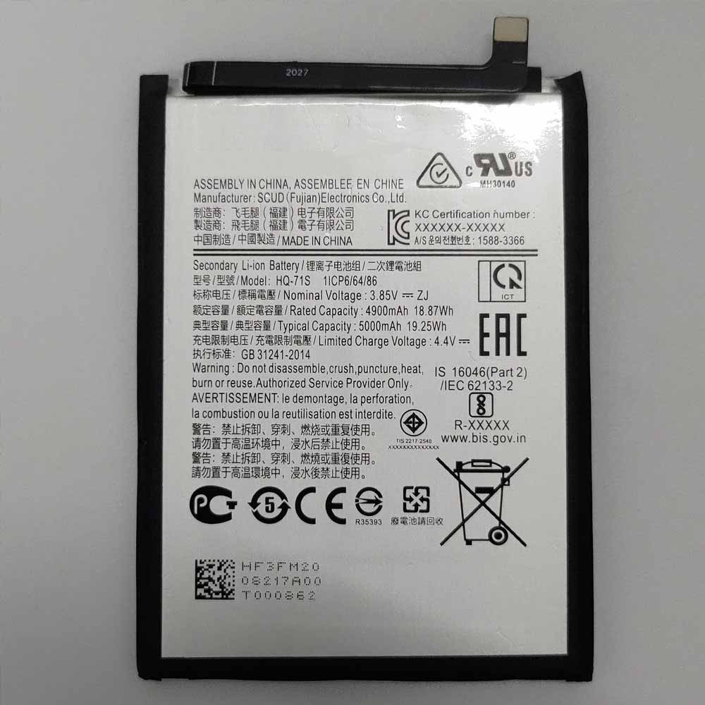 Batería para SAMSUNG Notebook-3ICP6-63-samsung-HQ-71S